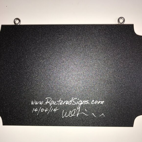 Routered Hanging Name Sign Murphy - Picture 2 of 2